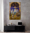 Handmade Painting for Living Room : indian-ram-sita-laxman-hanuman