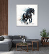 Handmade Painting for Living Room : majestic-night-stallion