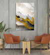 Handmade Painting for Living Room : marble-abstract-2