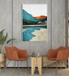 Handmade Painting for Living Room : minimalist-art-landscape-1