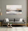 Handmade Painting for Living Room : monochrome-silence