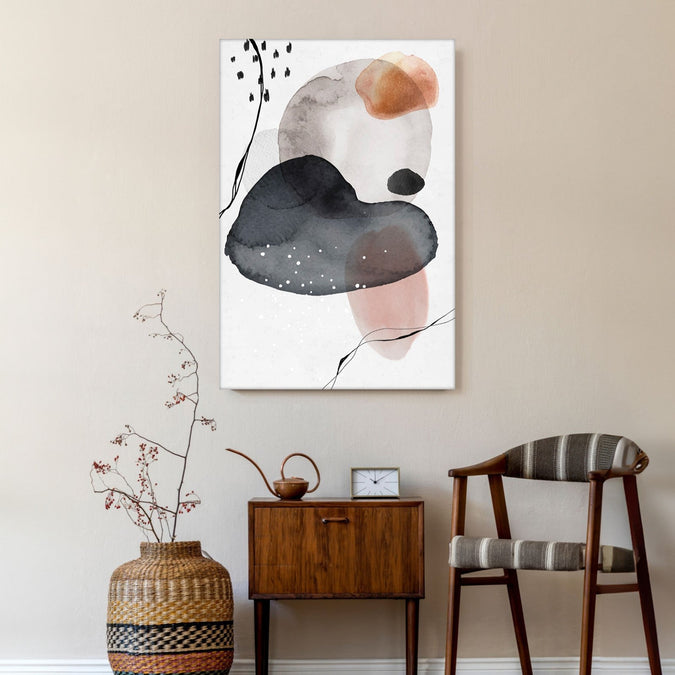 Handmade Painting for Living Room : muted-harmony