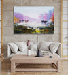 Handmade Painting for Living Room : on-the-water