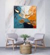 Handmade Painting for Living Room : peace-of-fire-water