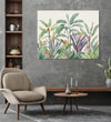 Handmade Painting for Living Room : pichwai-foliage