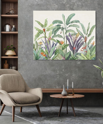 Handmade Painting for Living Room : pichwai-foliage