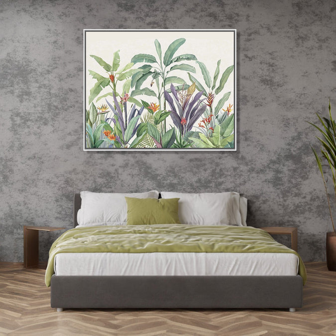 Handmade Painting for Living Room : pichwai-foliage