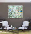 Handmade Painting for Living Room : pichwai-garden