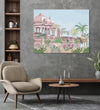 Handmade Painting for Living Room : pichwai-palace-edge