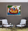 Handmade Painting for Living Room : rajasthani-phad-art-ramayana