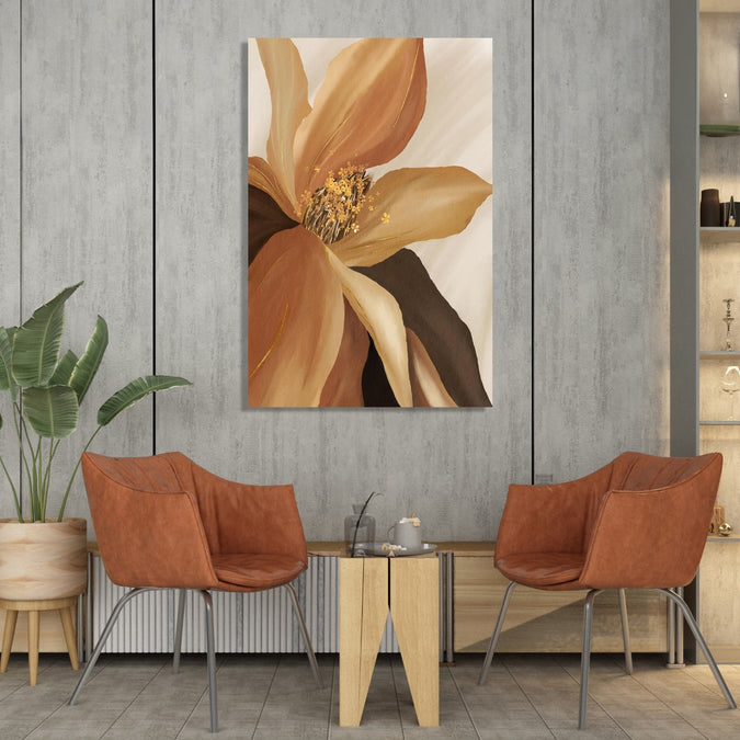 Handmade Painting for Living Room : rustic-blossom