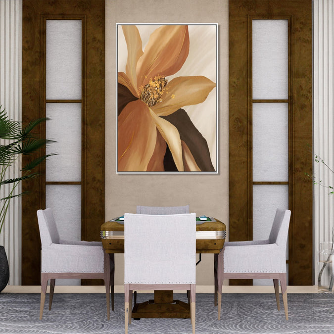 Handmade Painting for Living Room : rustic-blossom