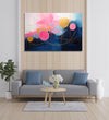 Handmade Painting for Living Room : spring-orbs