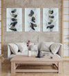 Handmade Painting for Living Room : stone-butterflies