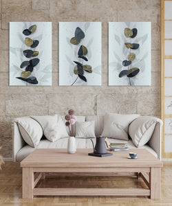 Handmade Painting for Living Room : stone-butterflies