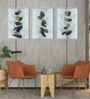 Handmade Painting for Living Room : stone-butterflies