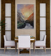 Handmade Painting for Living Room : sun-in-the-valley