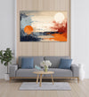 Handmade Painting for Living Room : sunset-and-sunrise