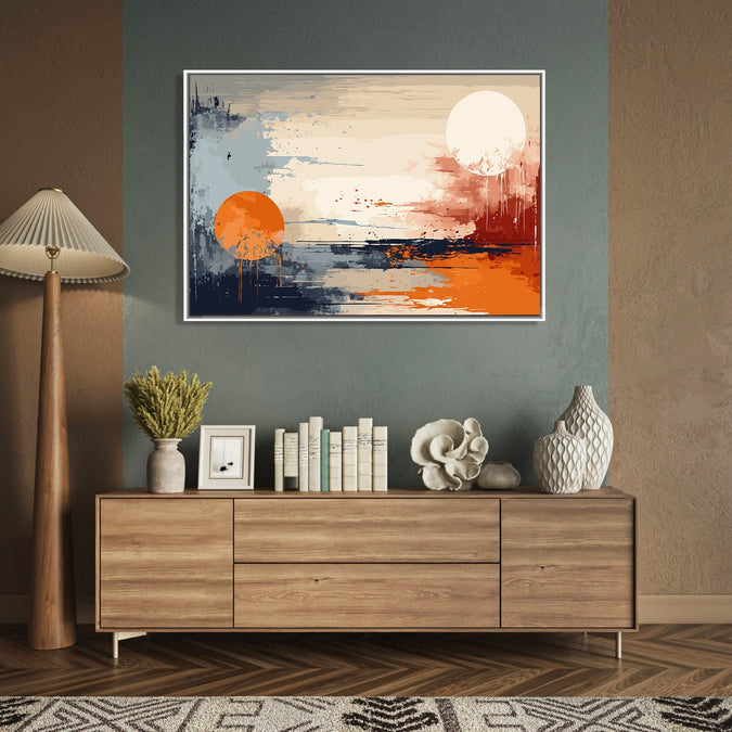 Handmade Painting for Living Room : sunset-and-sunrise