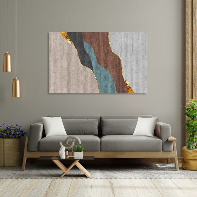 Handmade Painting for Living Room : the-flow