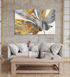 Handmade Painting for Living Room : the-gold-leaf