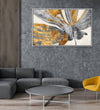 Handmade Painting for Living Room : the-gold-leaf