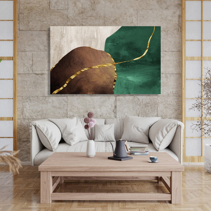 Handmade Painting for Living Room : the-golden-thread