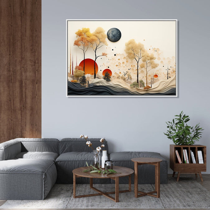 Handmade Painting for Living Room : the-landscape-craft-1