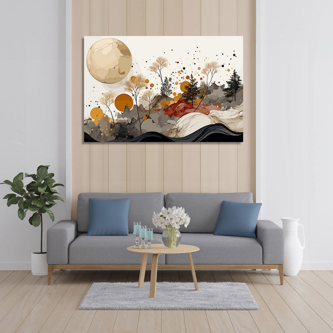 Handmade Painting for Living Room : the-landscape-craft-2