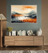 Handmade Painting for Living Room : the-mountains