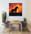 Handmade Painting for Living Room : the-sunset-shadow