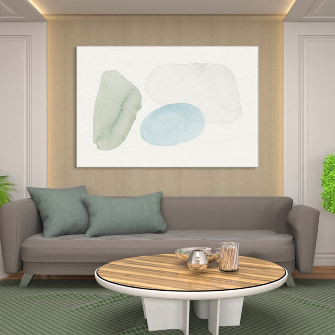 Handmade Painting for Living Room : tranquil-balance