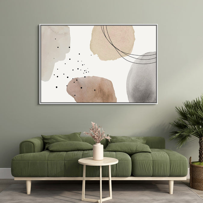 Handmade Painting for Living Room : tranquil-balance-2