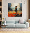 Handmade Painting for Living Room : walk-for-colours