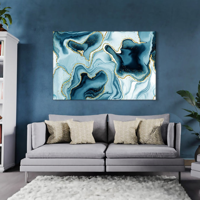 Handmade Painting for Living Room : whispers-of-gold