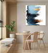 Handmade canvas Painting for Living Room : abstract-sea-waves