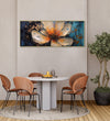 Handmade canvas Painting for Living Room : abstract-subtle-bloom