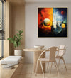 Handmade canvas Painting for Living Room : colours-of-sky