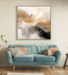 Handmade canvas Painting for Living Room : earthy-chaos