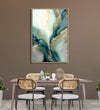 Handmade canvas Painting for Living Room : emerald-elegance-2