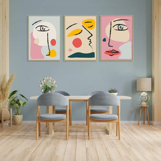 Handmade canvas Painting for Living Room : emotions