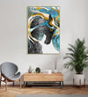 Handmade canvas Painting for Living Room : equine-in-thoughts