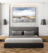 Handmade canvas Painting for Living Room : golden-light-on-mountains