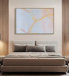 Handmade canvas Painting for Living Room : golden-network-mirage