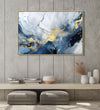 Handmade canvas Painting for Living Room : golden-swirls