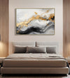 Handmade canvas Painting for Living Room : golden-swirls-2