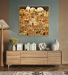 Handmade canvas Painting for Living Room : india-mughal-influenced-art