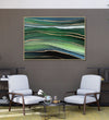 Handmade canvas Painting for Living Room : jungle-waves