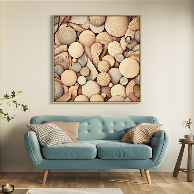 Handmade canvas Painting for Living Room : natures-mosaic