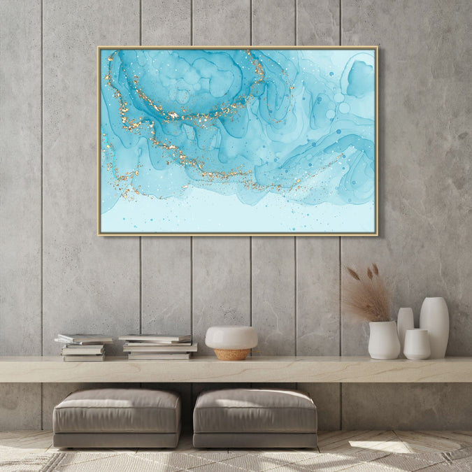 Handmade canvas Painting for Living Room : ocean-serenity